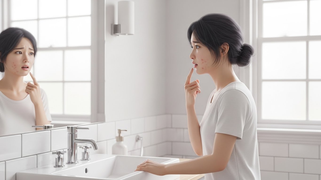 볼여드름, 여드름압출