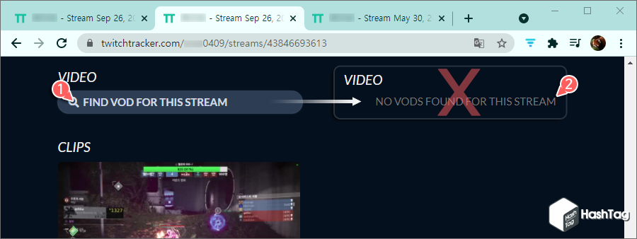 FIND VOD FOR THIS STREAM