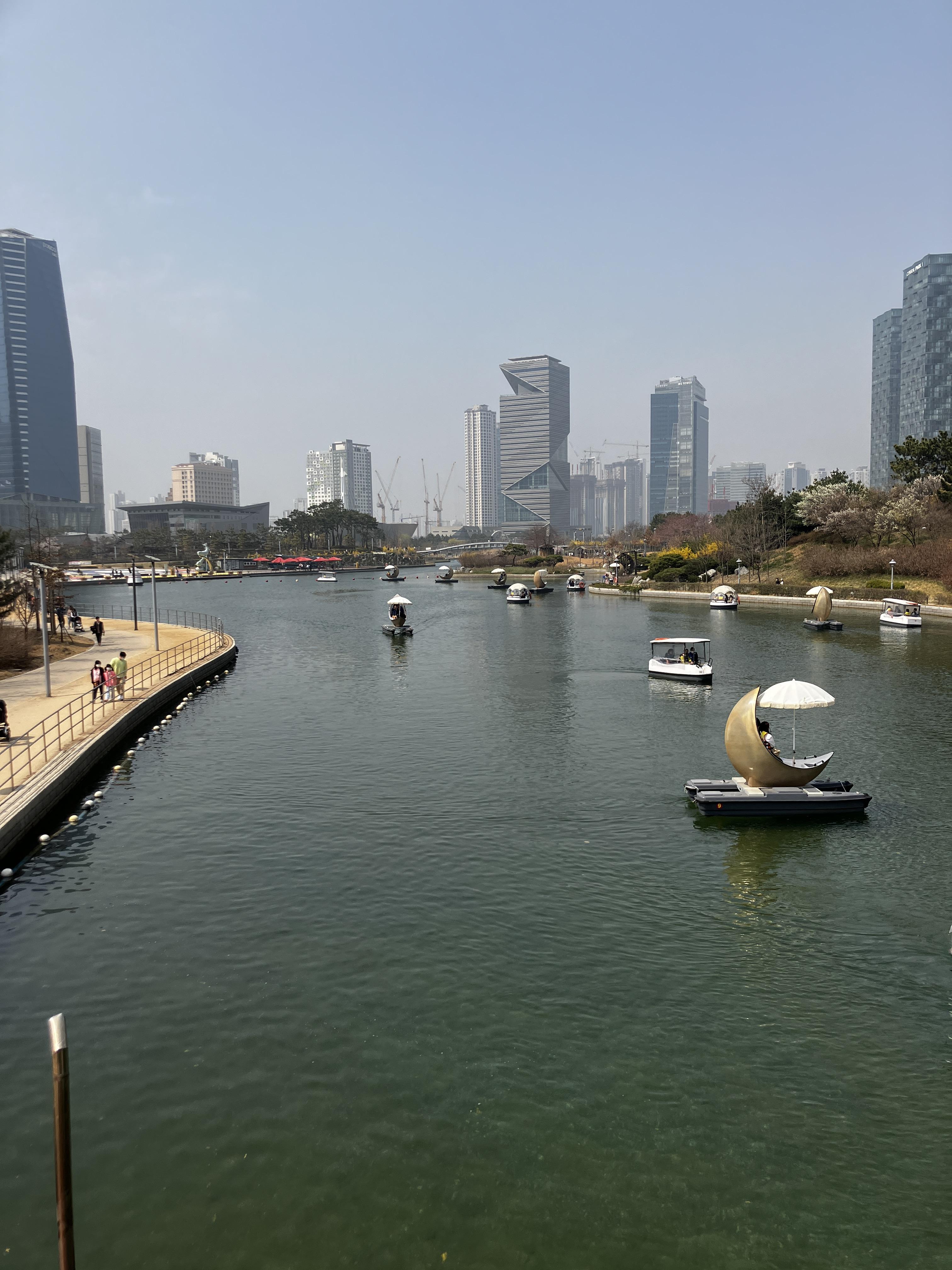 송도 센트럴파크 수상레저 보트