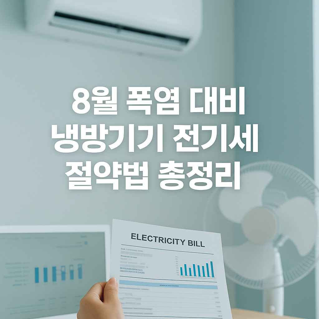 기록적 폭염 속, 가정과 사무실 전기요금 절약 전략
