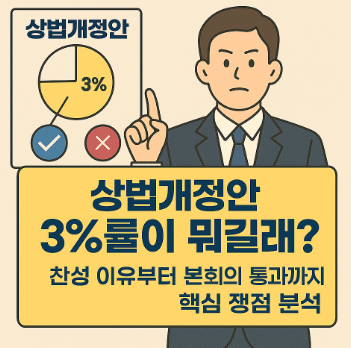상법개정안 3%룰 핵심 쟁정 분석