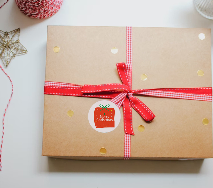 크리스마스 라벨 도안