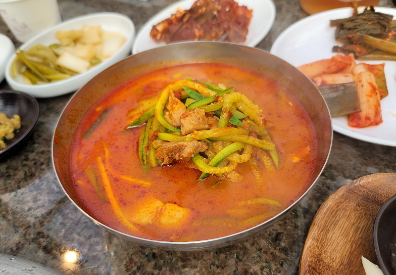 남도식 애호박찌개