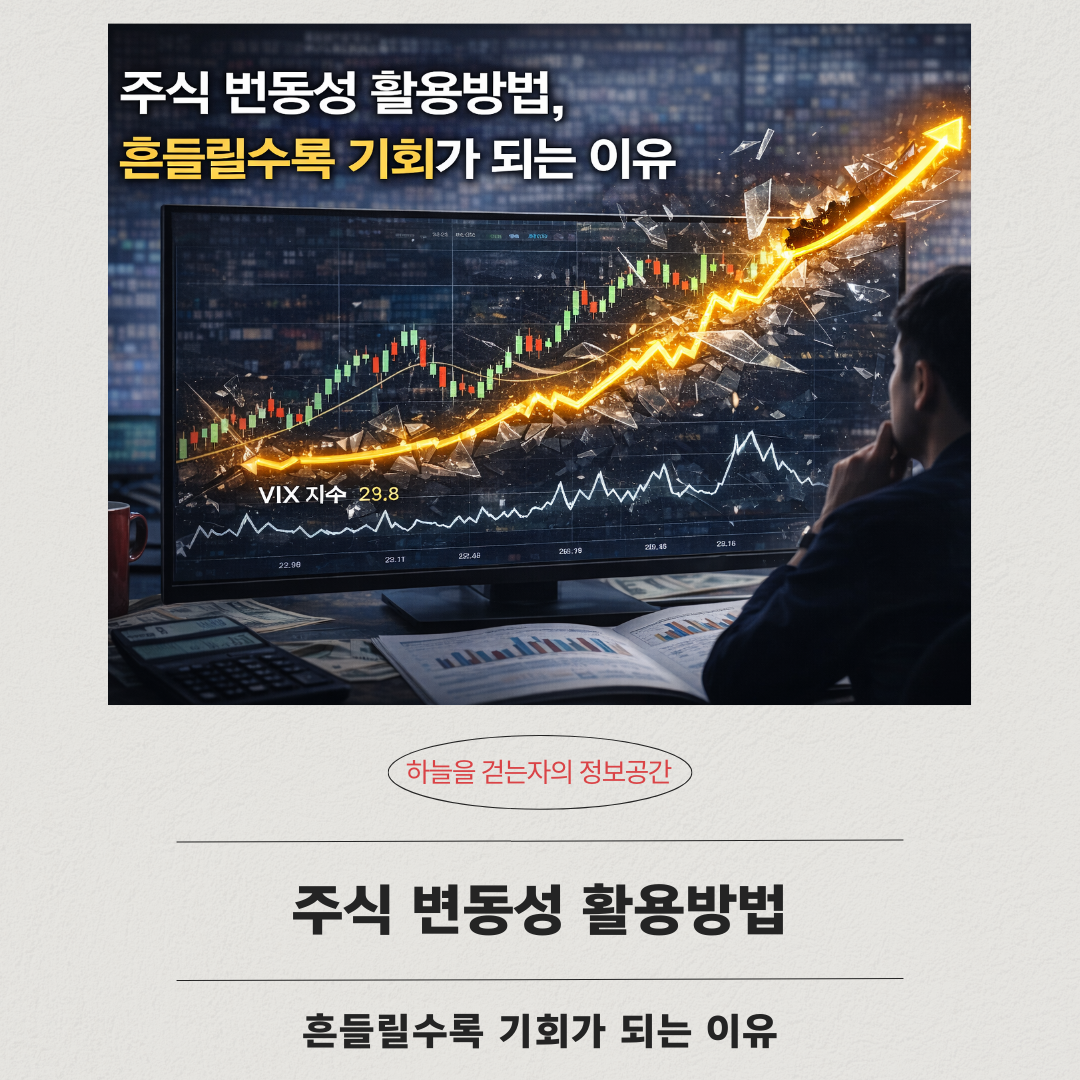 주식 변동성 활용방법, 흔들릴수록 기회가 되는 이유