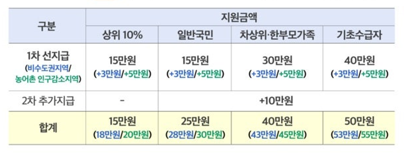 민생회복 소비쿠폰