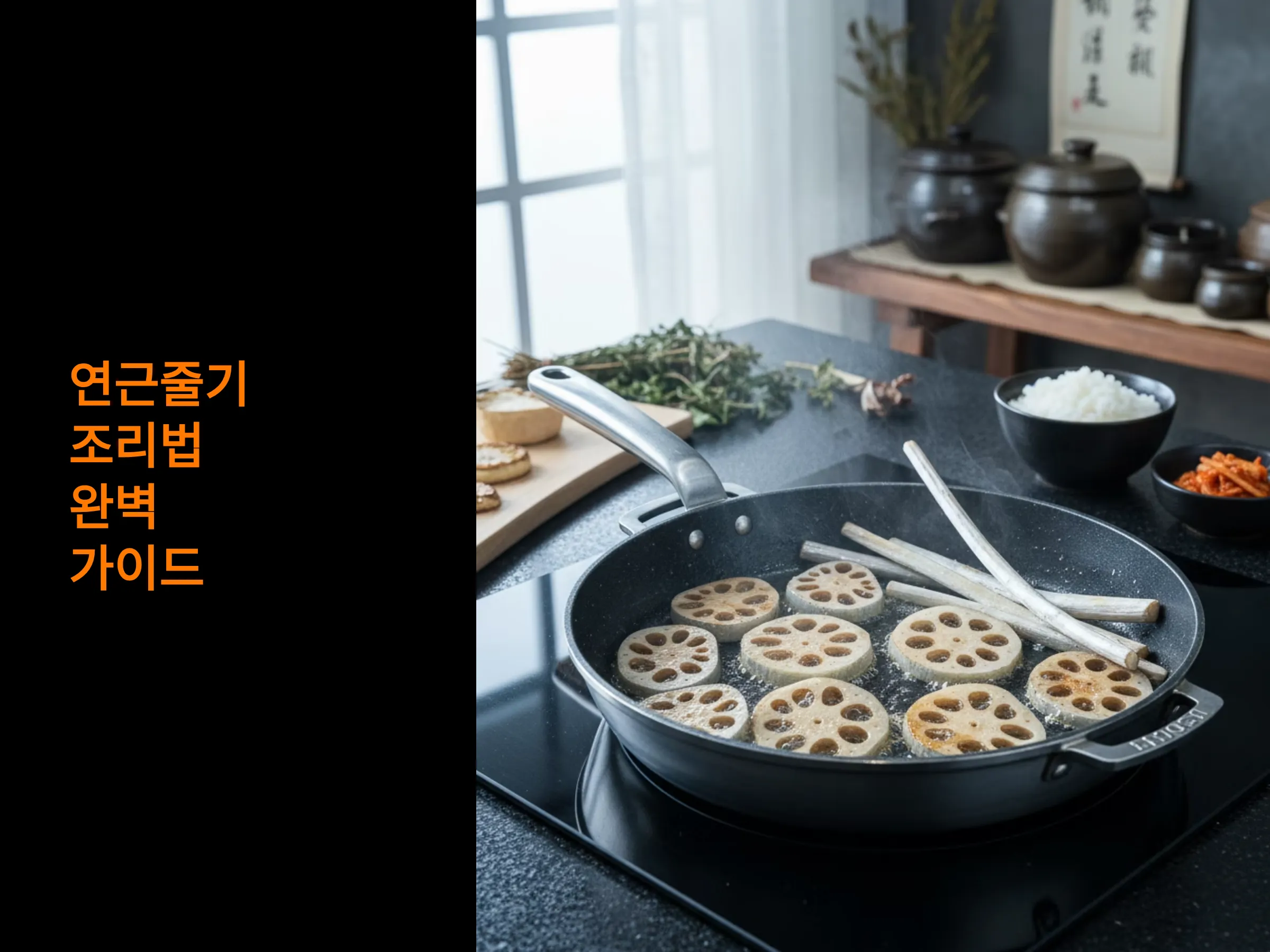 연근줄기 조리법 완벽 가이드