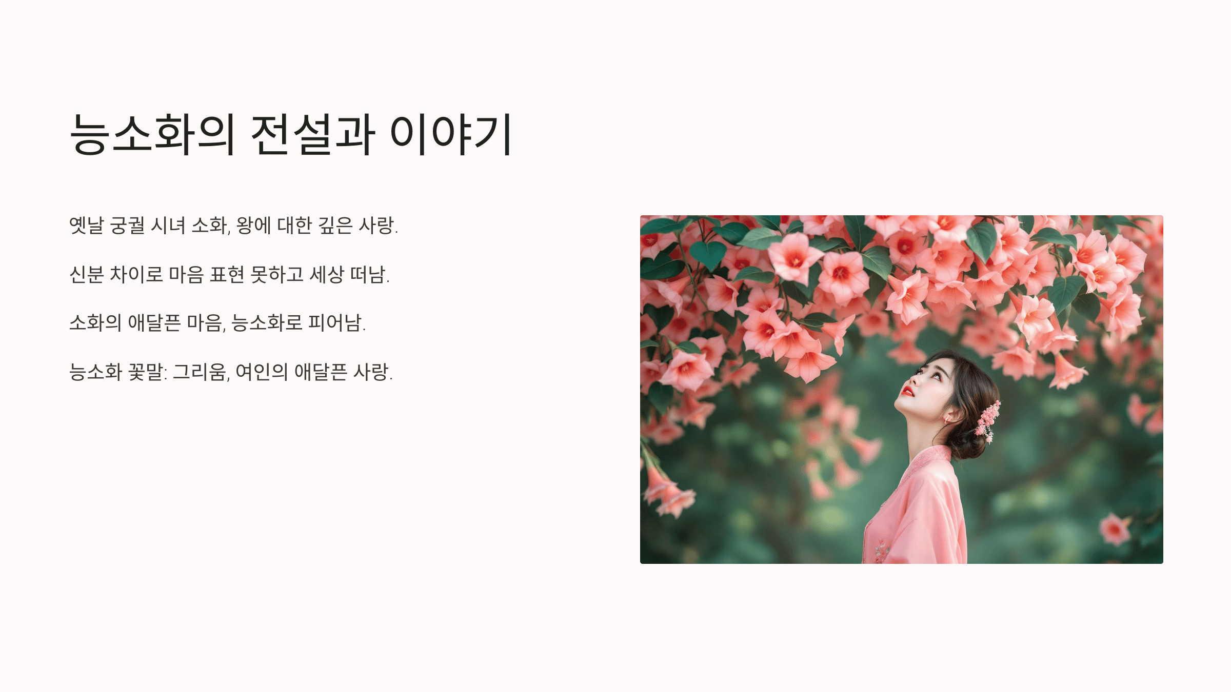 능소화 사진입니다.