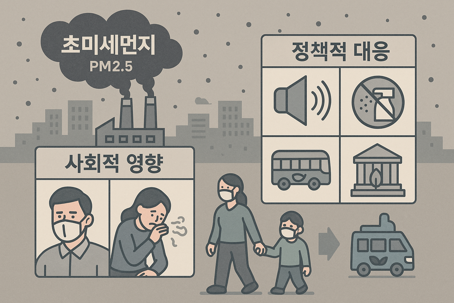 초미세먼지의 사회적 영향과 정책적 대응