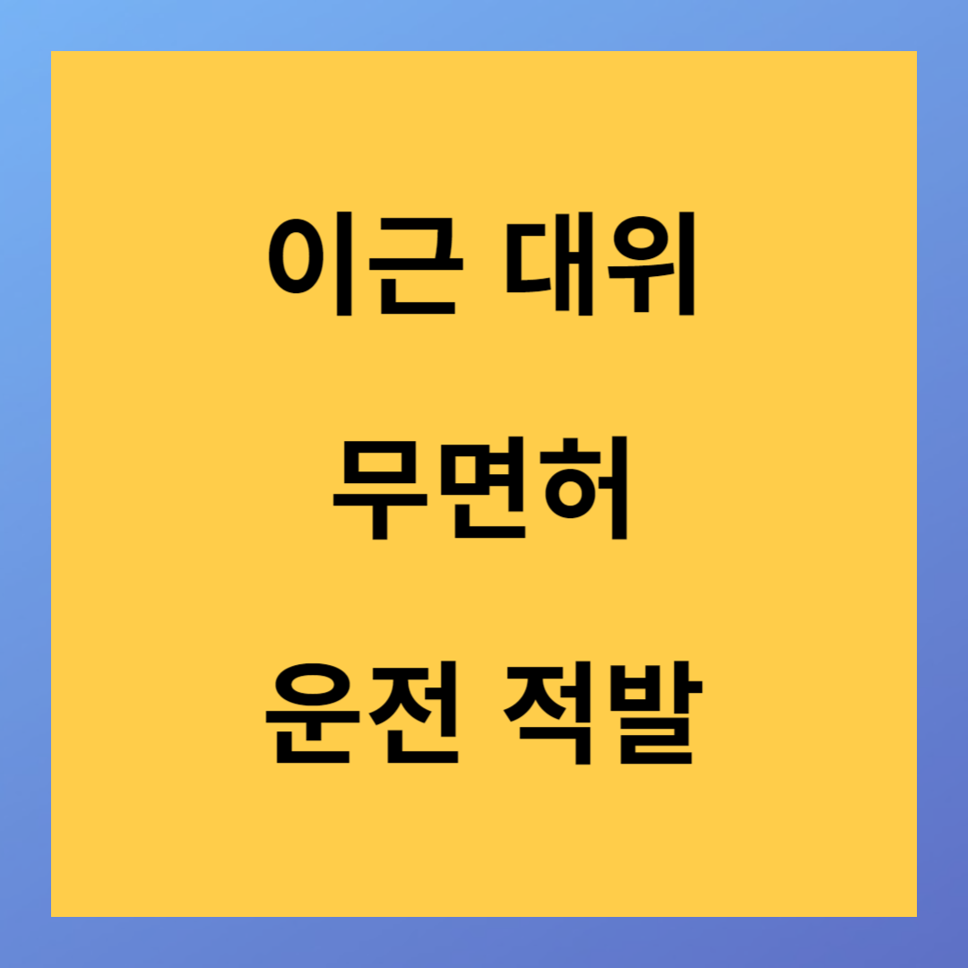 우크라 전쟁 참여 대위 이근 무면허 운전 적발