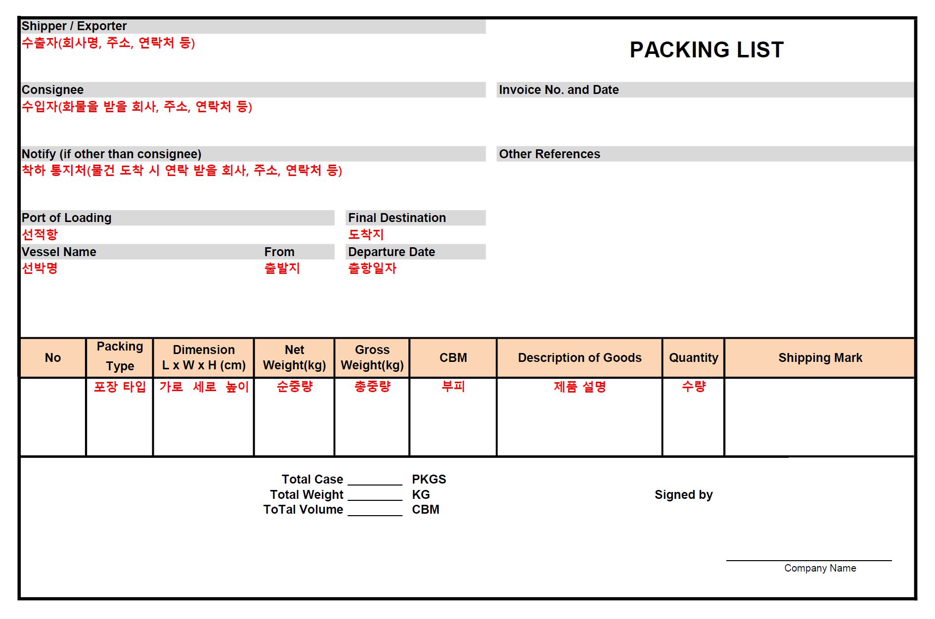 패킹리스트 이미지1