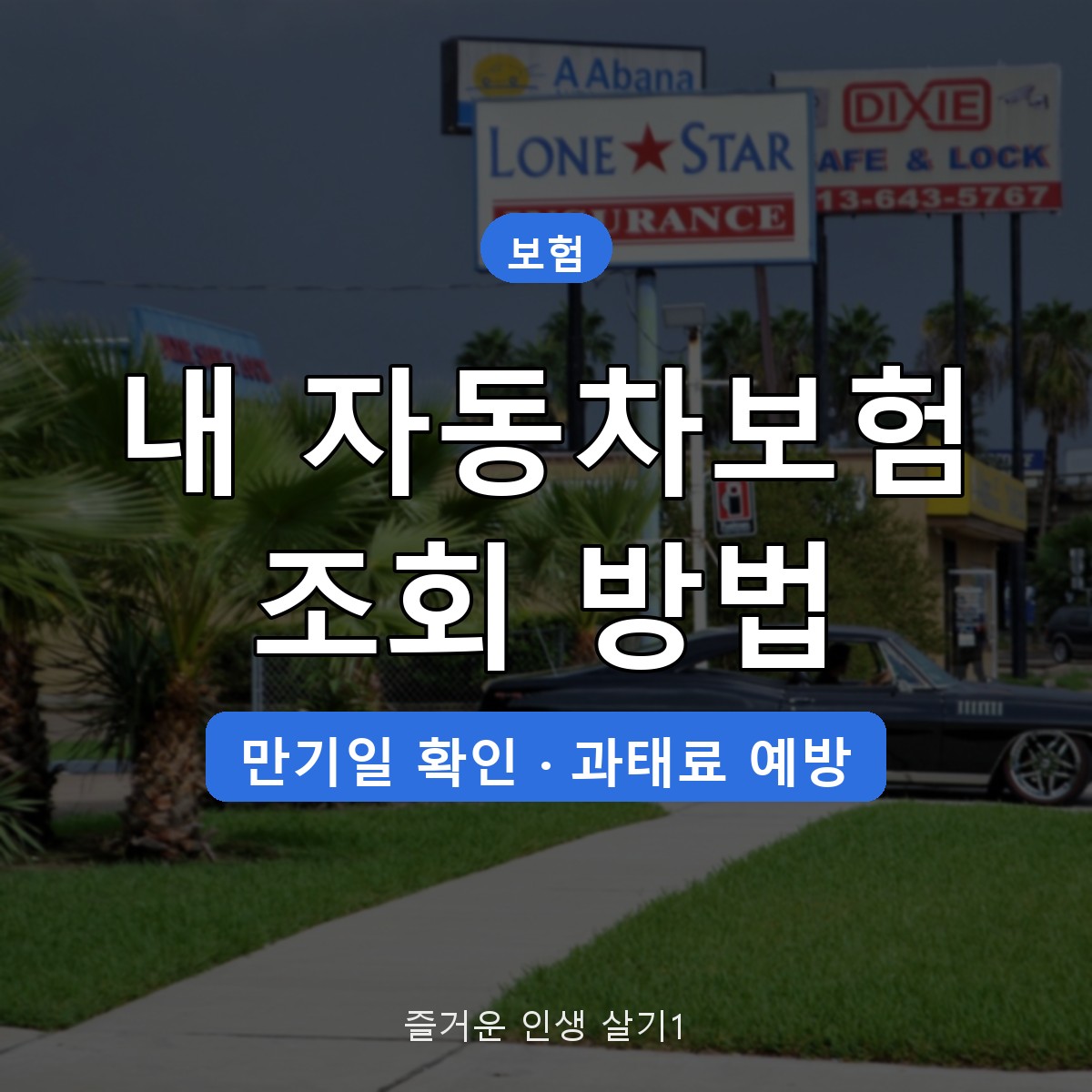 내 자동차보험 조회 방법, 가입 보험사&middot;만기일 확인과 보험료 비교