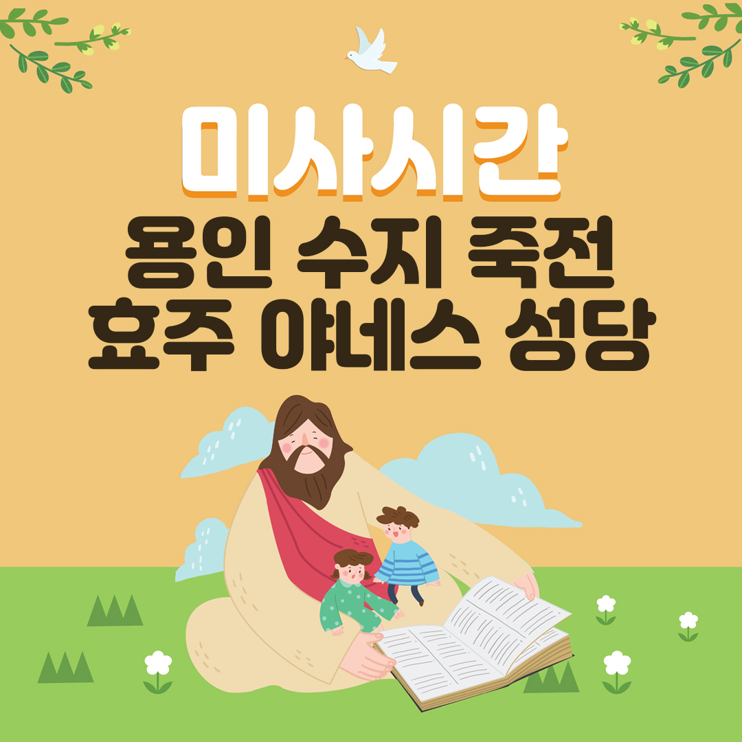 용인 수지 죽전 효주 야네스 성당