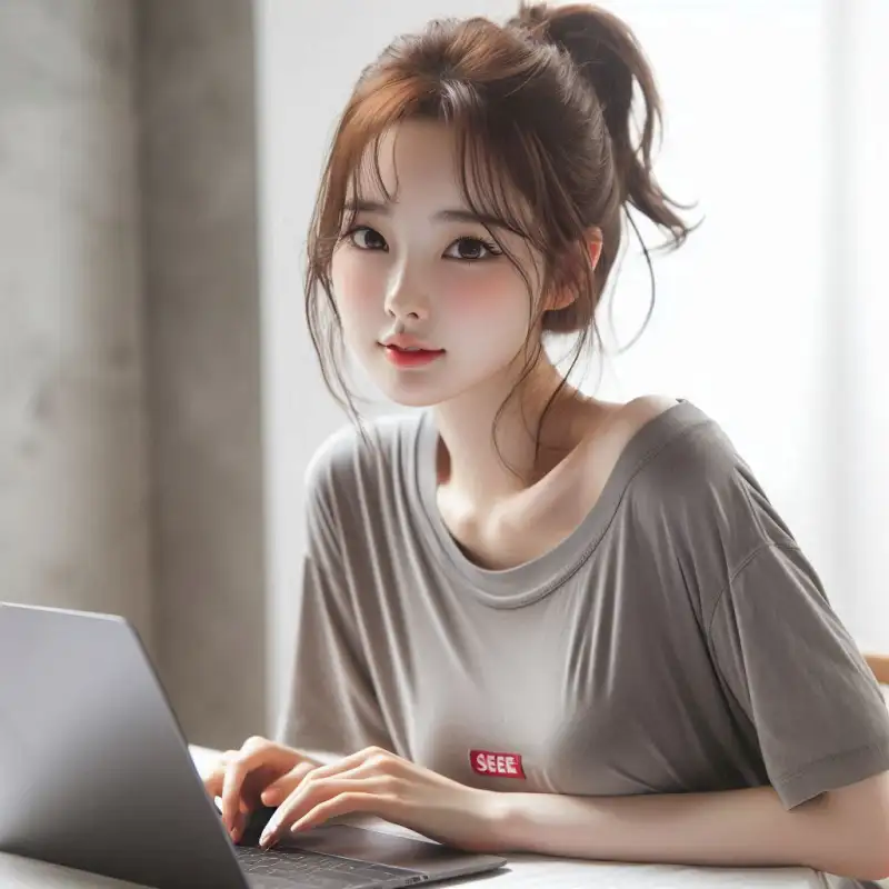 챗쥐피티-지브리-그림-변환-방법을-알아보는-여성의-모습