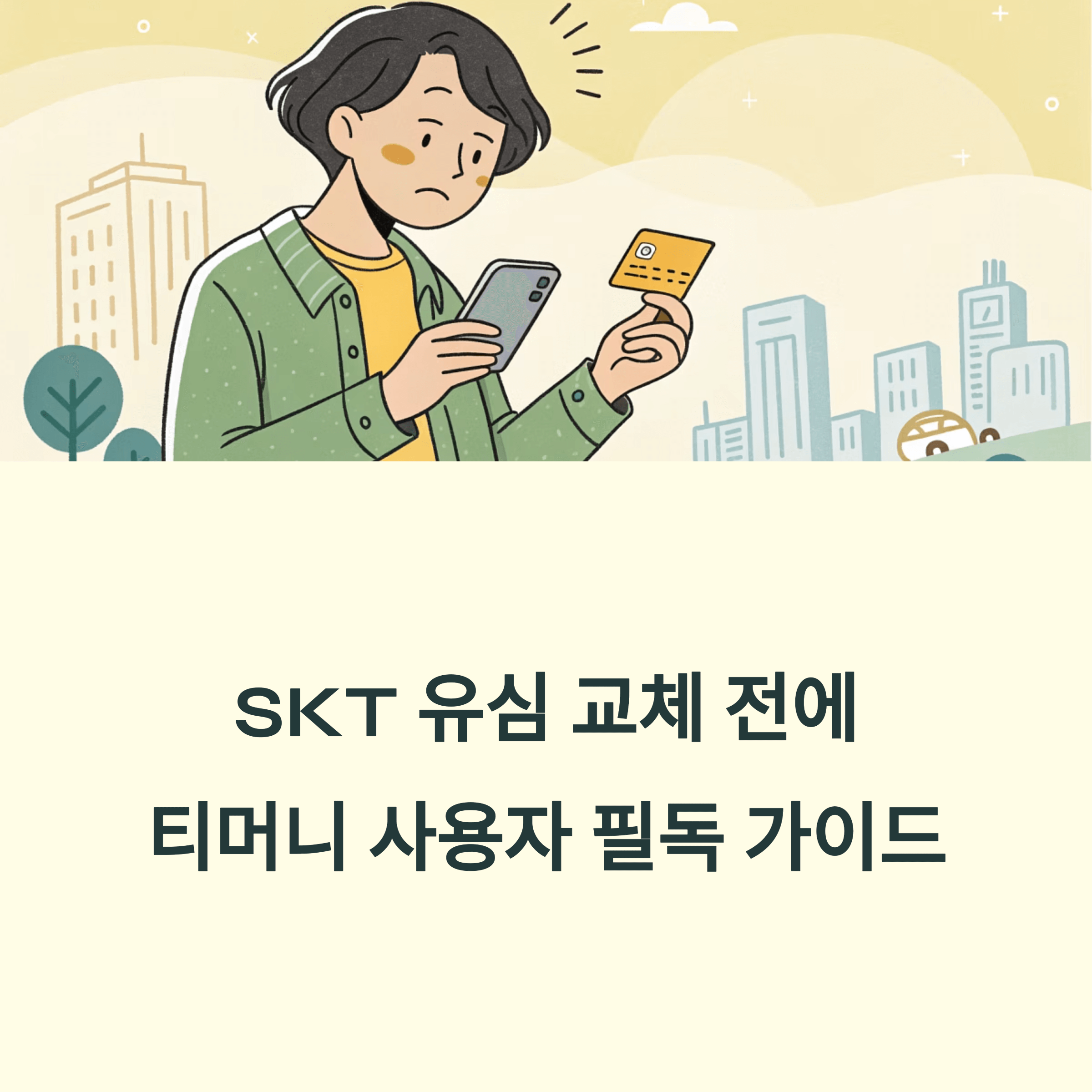 skt 해킹사고 대응, 유심 무상교체 전에 티머니 이용자 필독 가이드