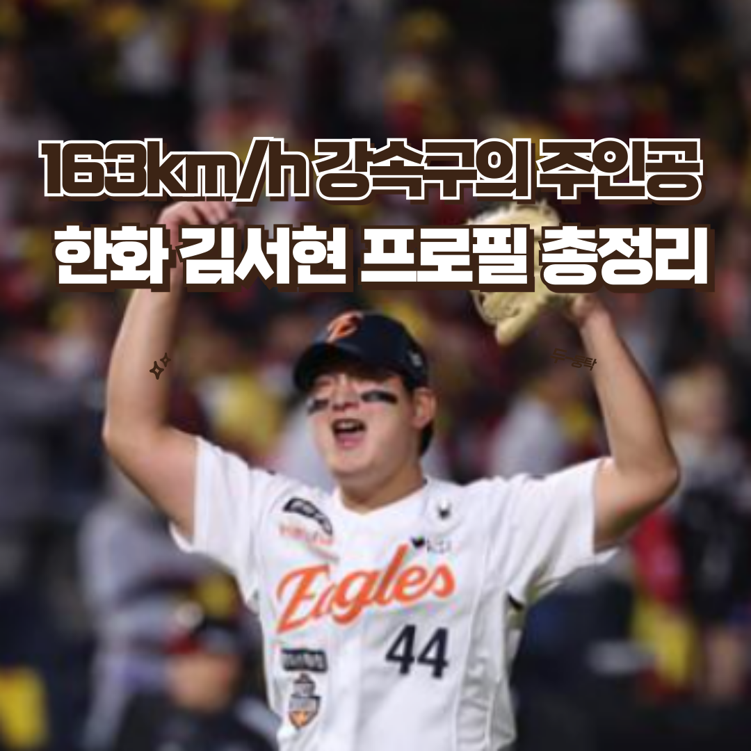 한화 김서현 프로필 총정리