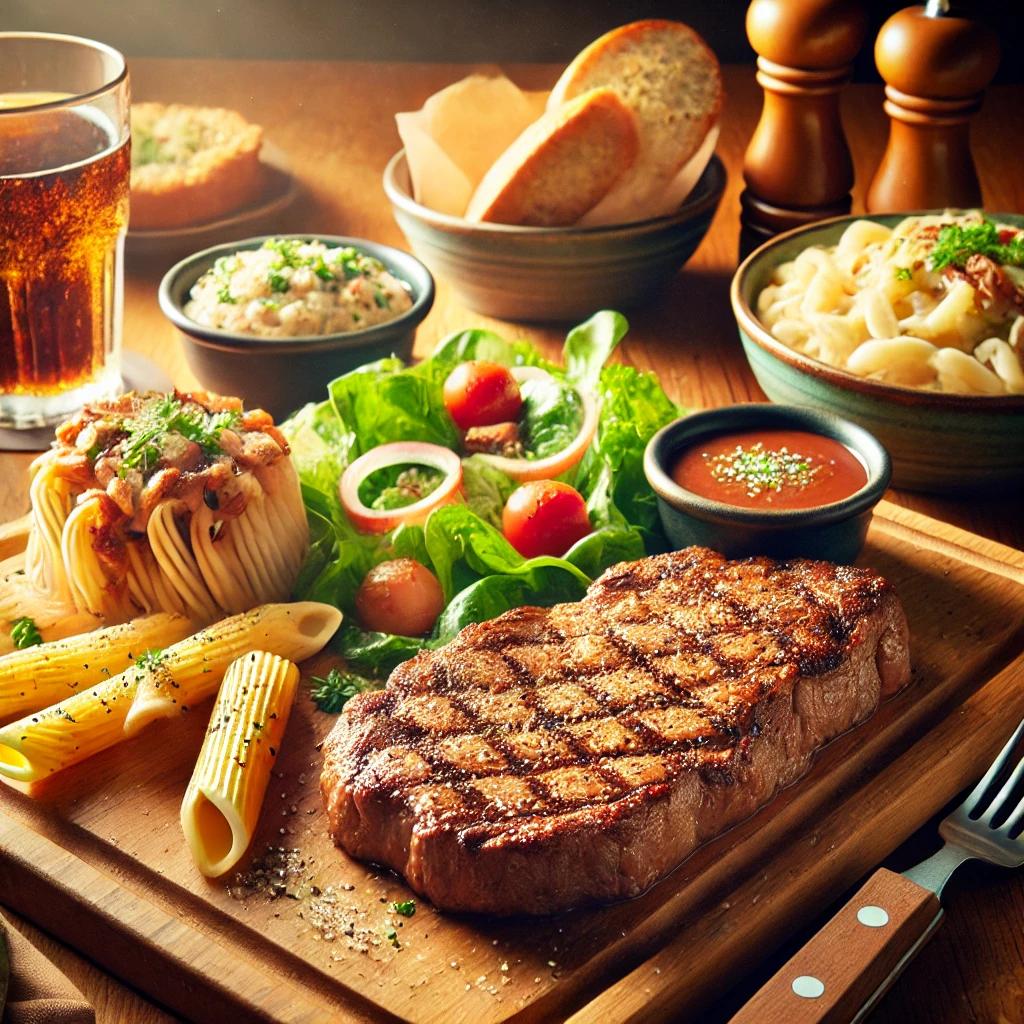 아웃백 런치 커플세트