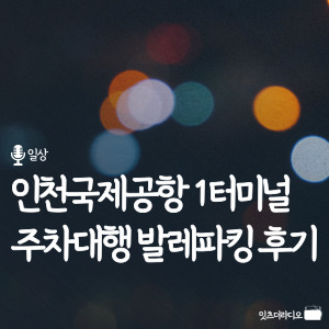 인천국제공항 1터미널 주차대행 발레파킹 후기