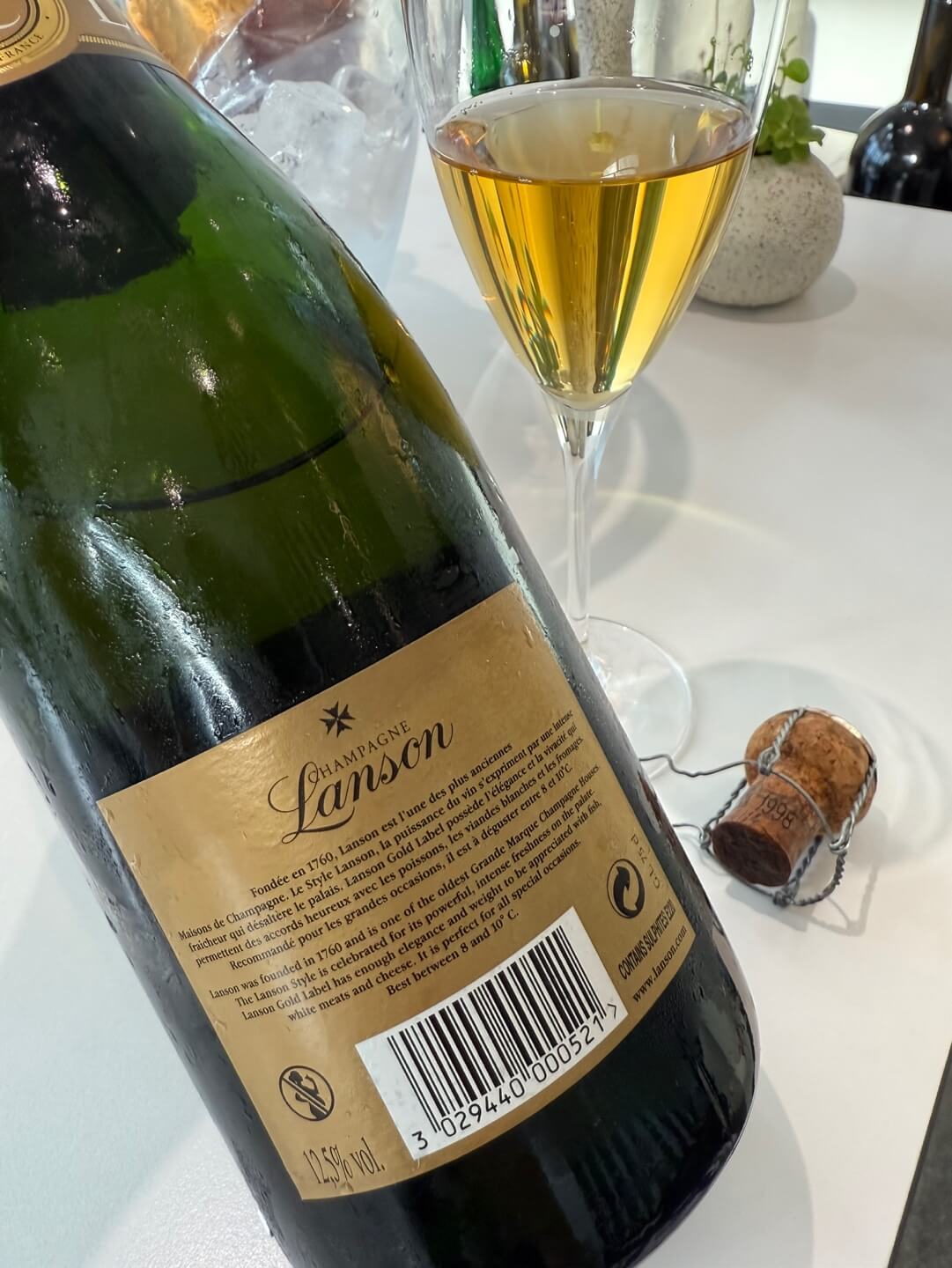 Lanson Gold Label Brut Vintage 1998, Champagne, France๏ฝ๋์ก ๊ณจ๋ ๋ผ๋ฒจ ๋ธ๋คผ ๋นํฐ์ง 1998