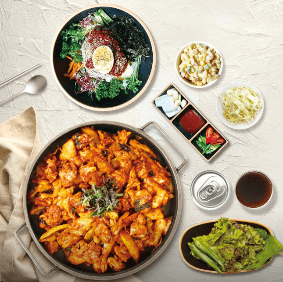 고양 스타필드 맛집 "비와별닭갈비 스타필드고양점" 음식