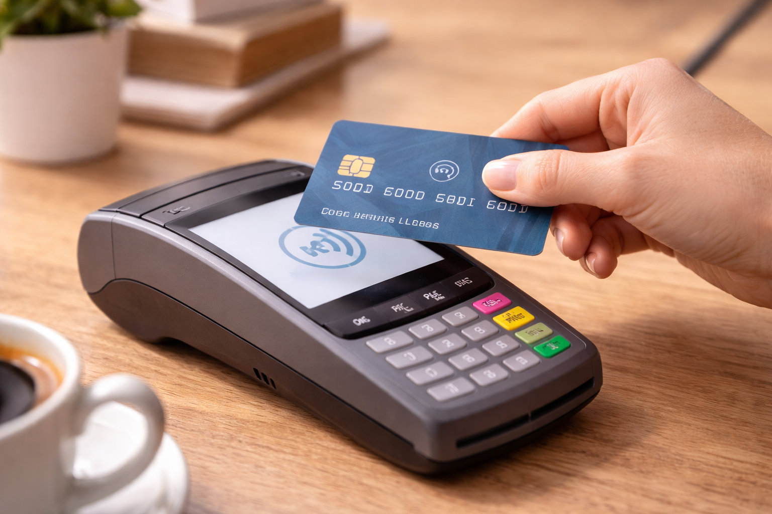 카드 결제로 지원금 사용하는 실제 결제 장면