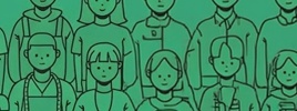 푸드&amp;#44; 뷰티&amp;#44; 패션 등 다양한 업종의 소상공인들이 모여 있는 일러스트로&amp;#44; 혁신적인 변화를 꿈꾸는 생활밀착형 소상공인들의 연대를 상징합니다.