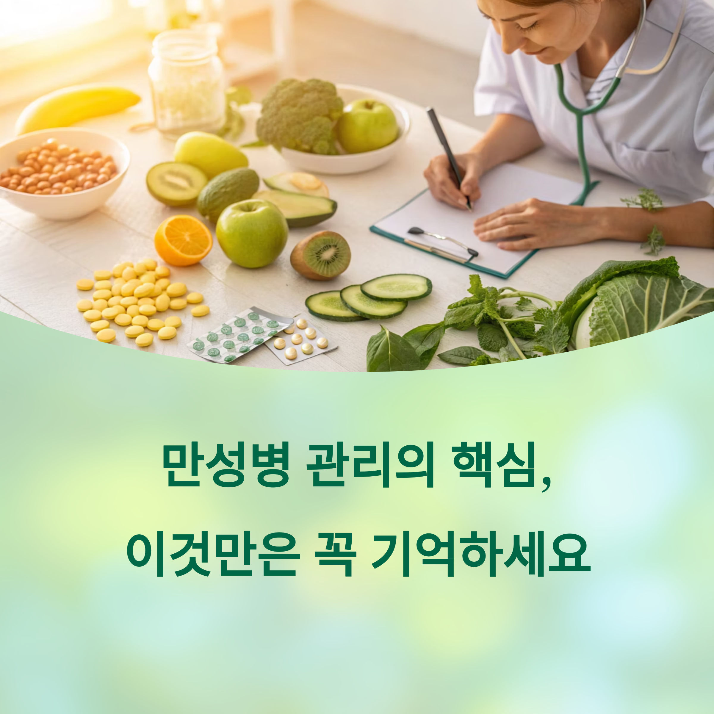 만성병 관리의 핵심에 대한 이미지