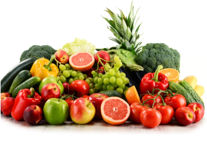 칼륨이 많은 과일과 채소