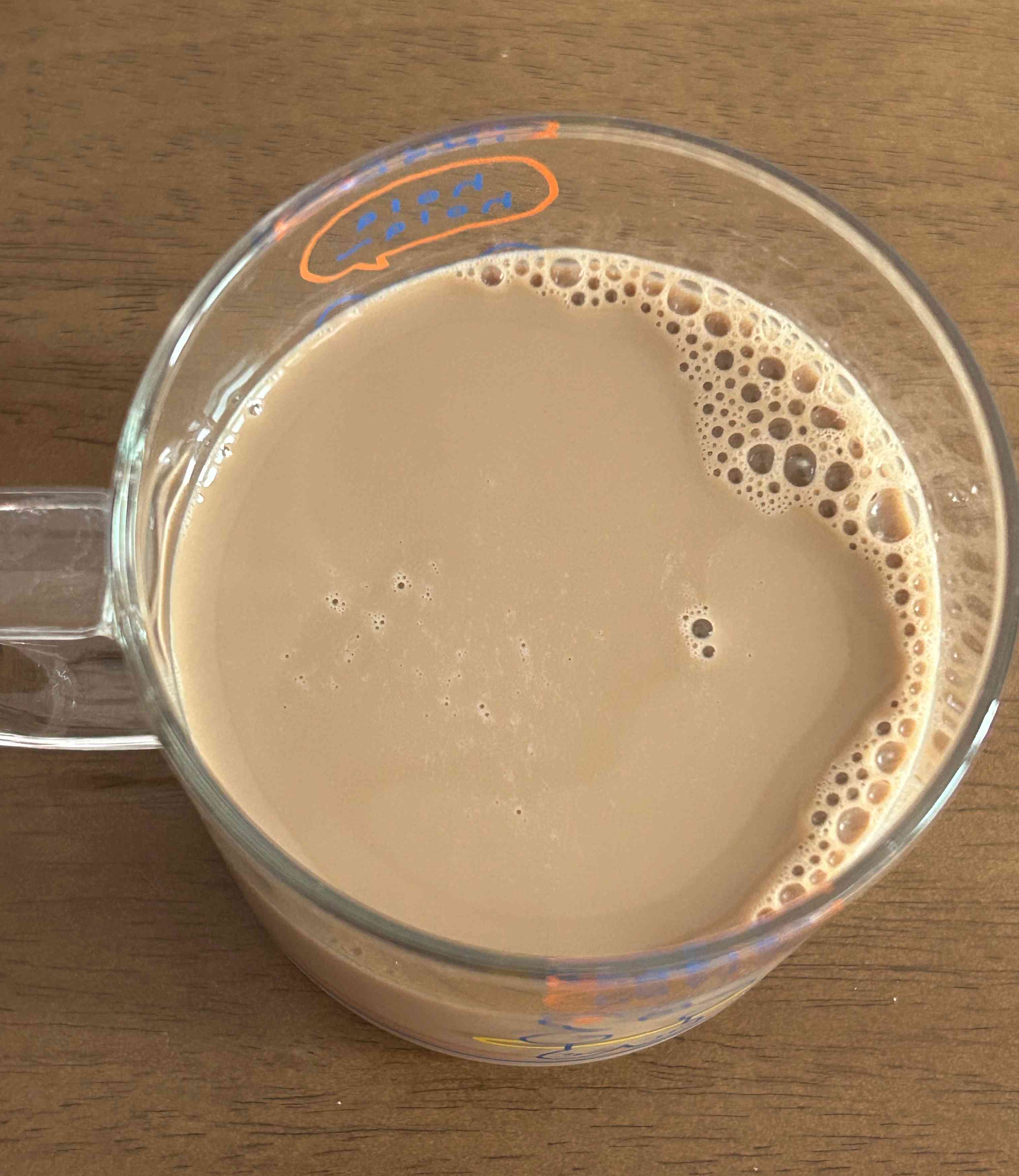 강릉커피 바닐라 색