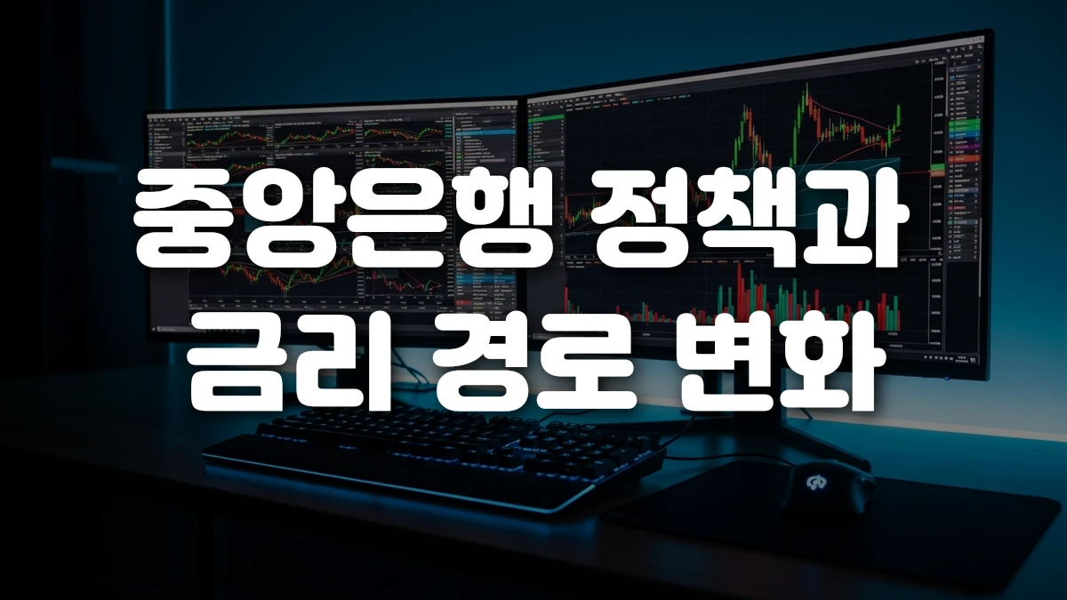 중앙은행 정책과 금리 경로 변화