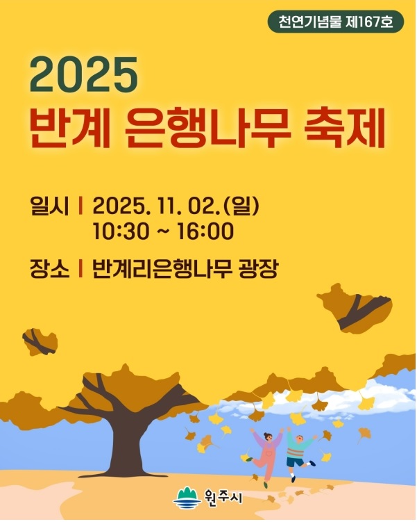 원주 반계리 은행나무 축제