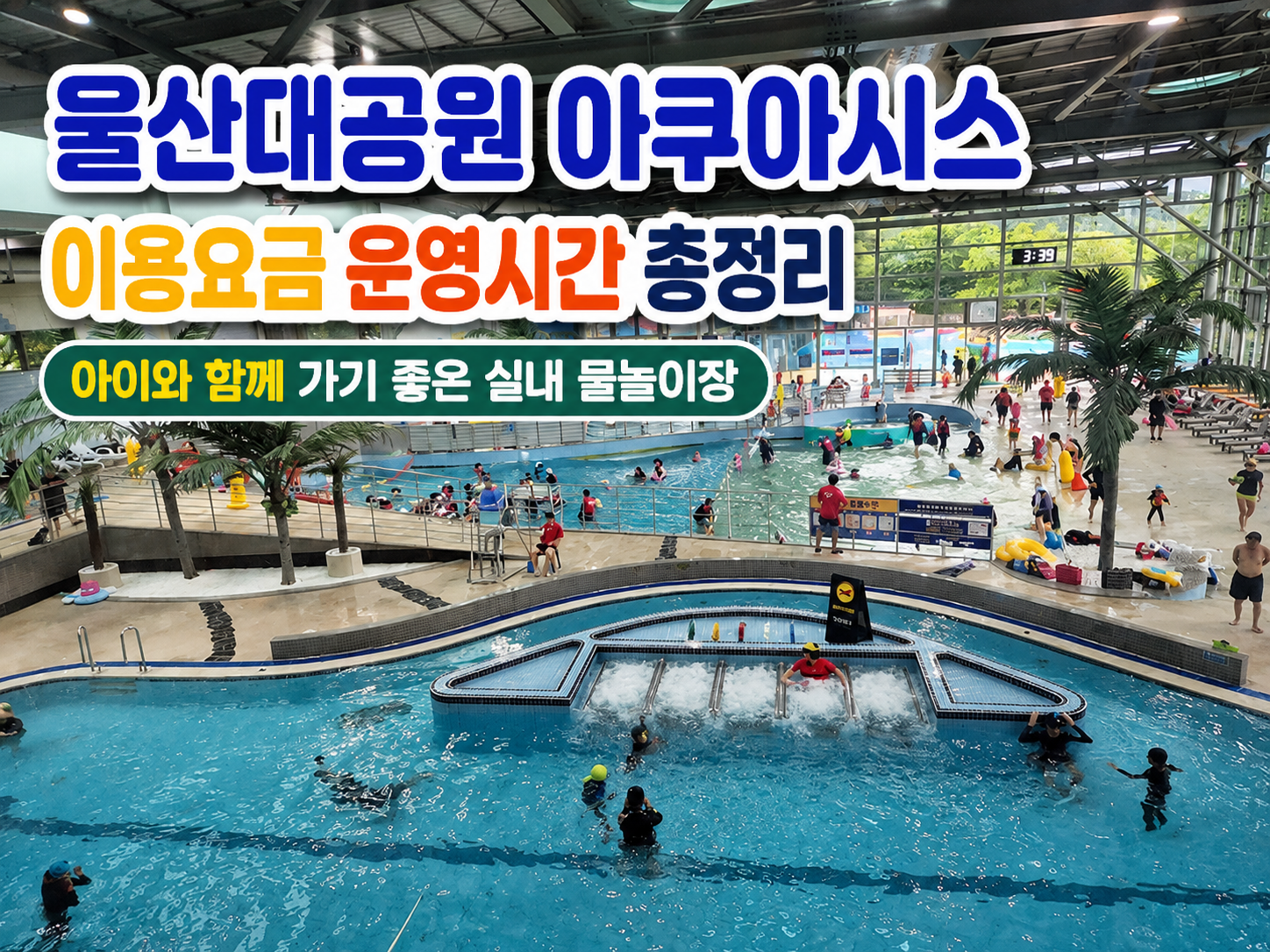 울산대공원 아쿠아시스 이용요금 운영시간 총정리, 아이와 함께 가기 좋은 실내 물놀이장 관련 사진