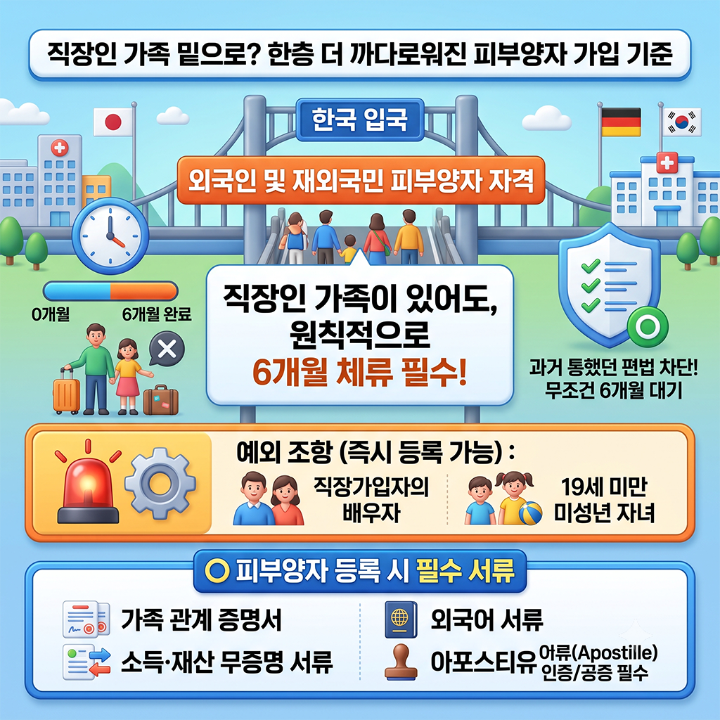 직장인 가족 밑으로? 한층 더 까다로워진 피부양자 가입 기준