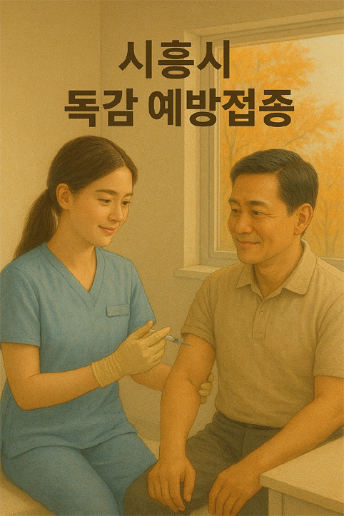 시흥시 독감 예방접종 이미지