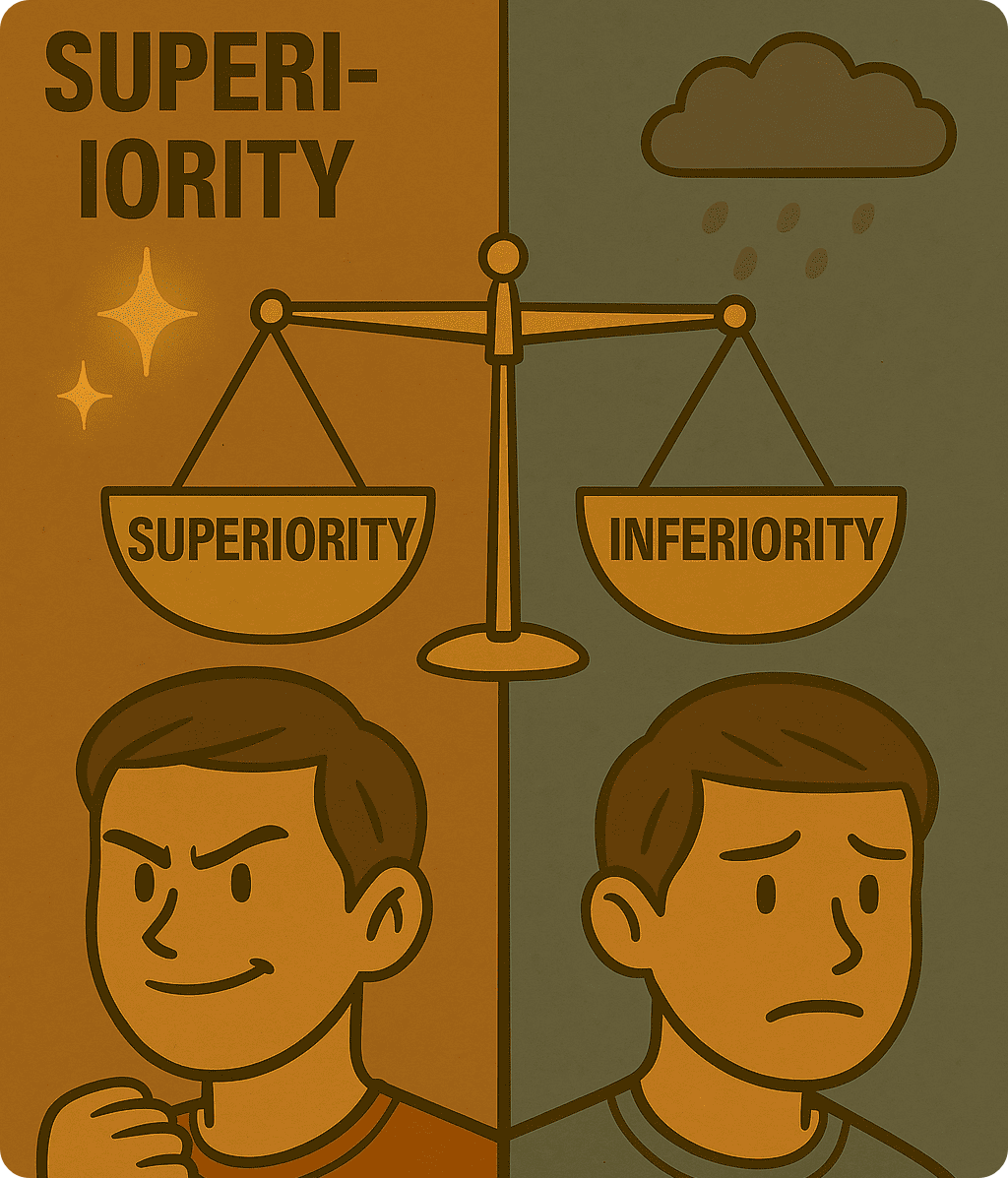 Psychological competition and superiority instinct