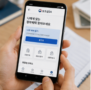 정부24 지원금 대상 확인