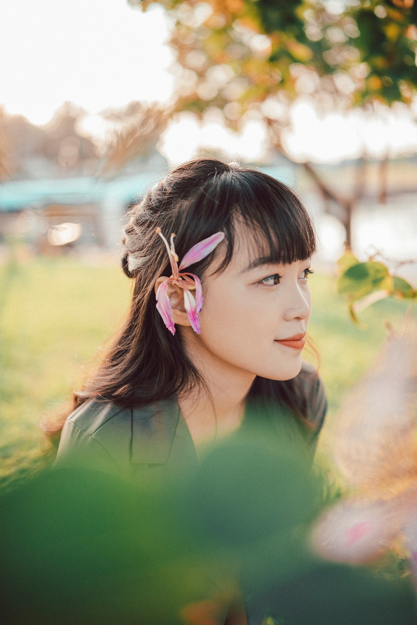 봄 인생샷 포즈 챌린지 관련 사진