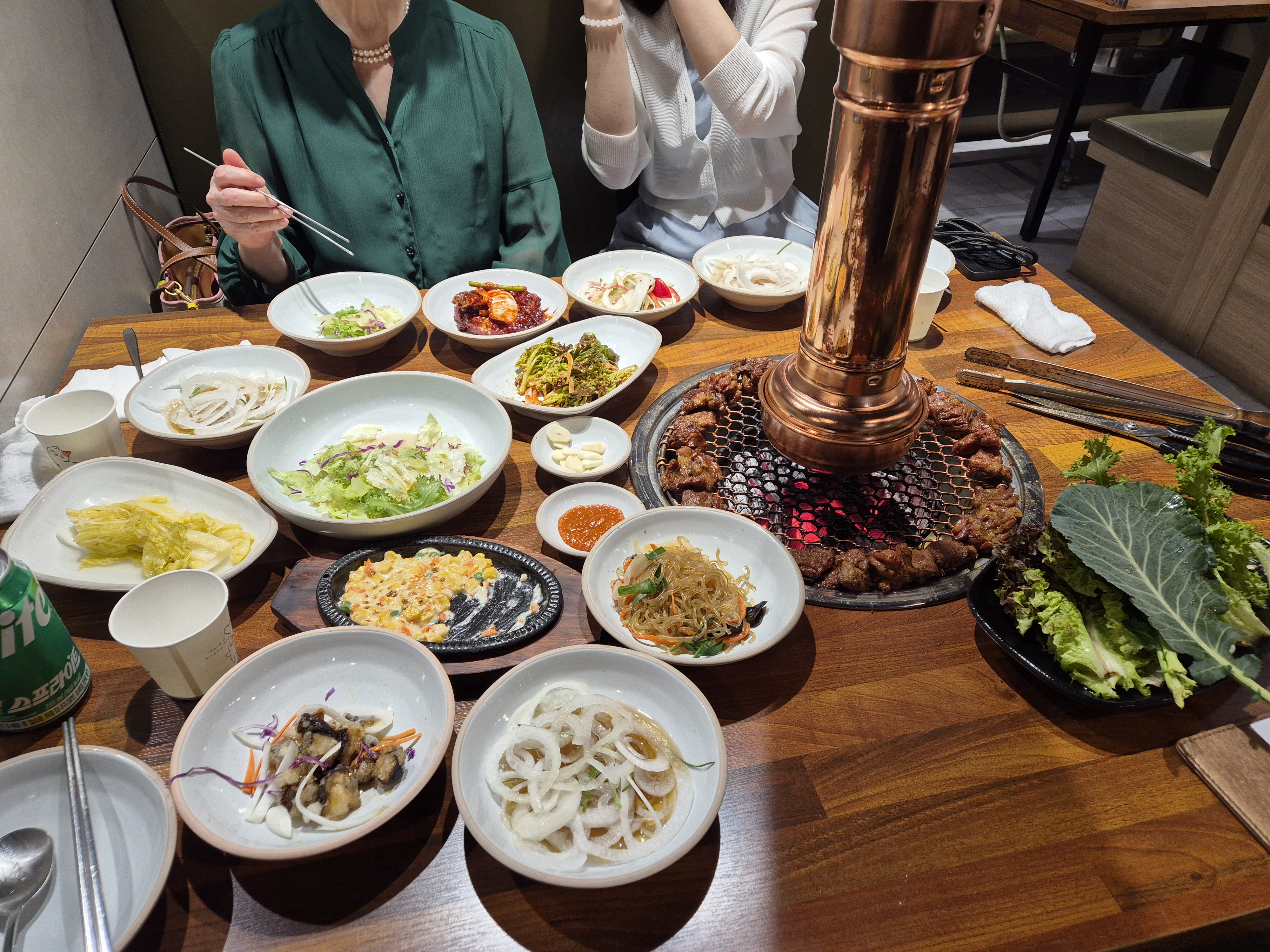수원 망포 연화담 돼지갈비와 콘버터