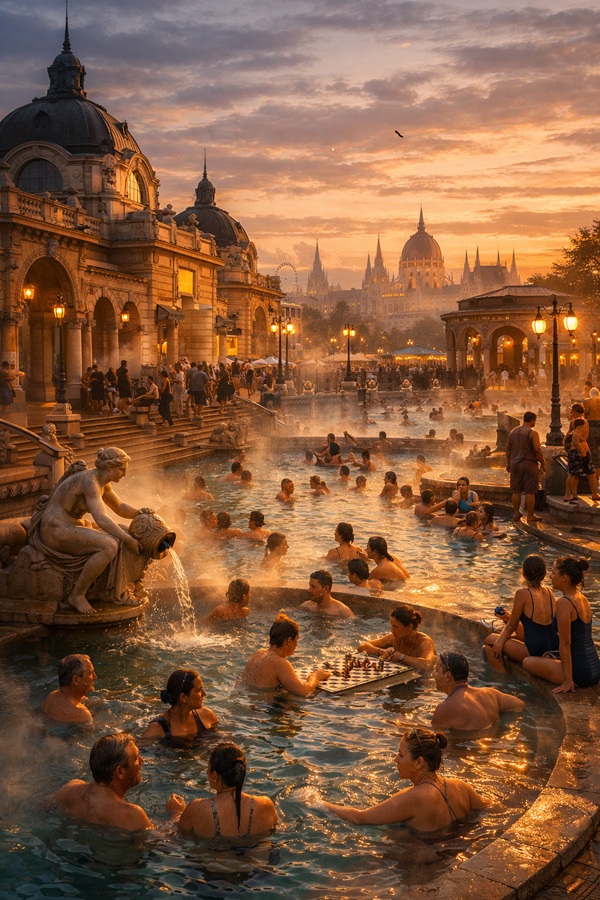 부다페스트의 온천 문화