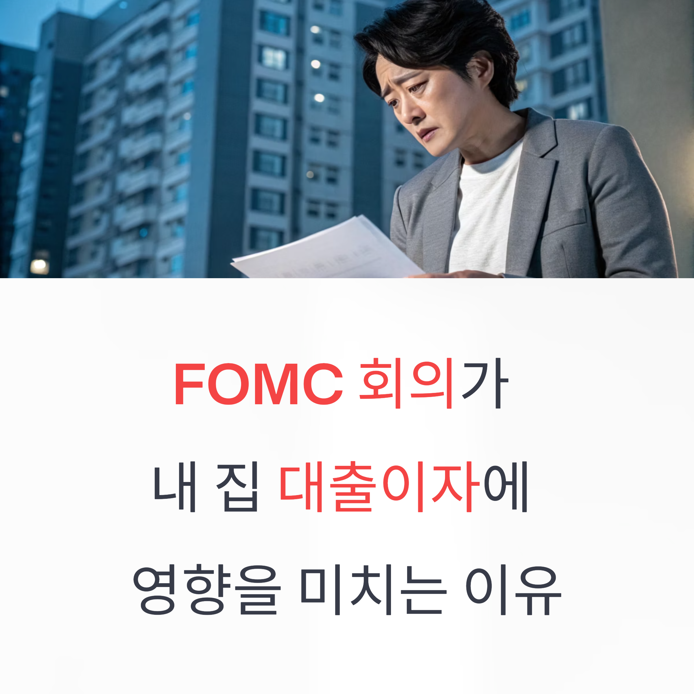 미국 FOMC 회의가 왜 우리 집 대출이자에 영향을 줄까?