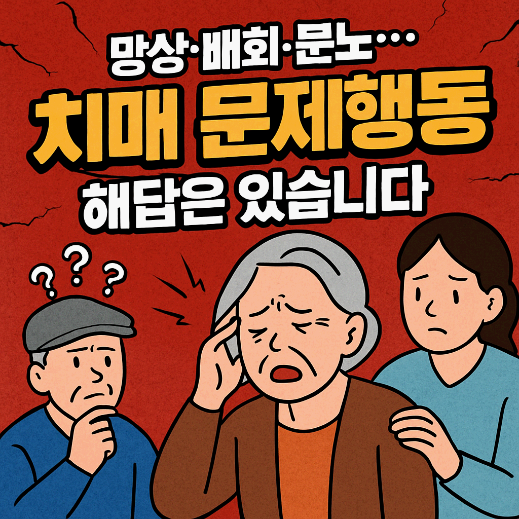 치매환자의 문제행동, 이렇게 대처하세요 – 정신행동증상 대응 전략