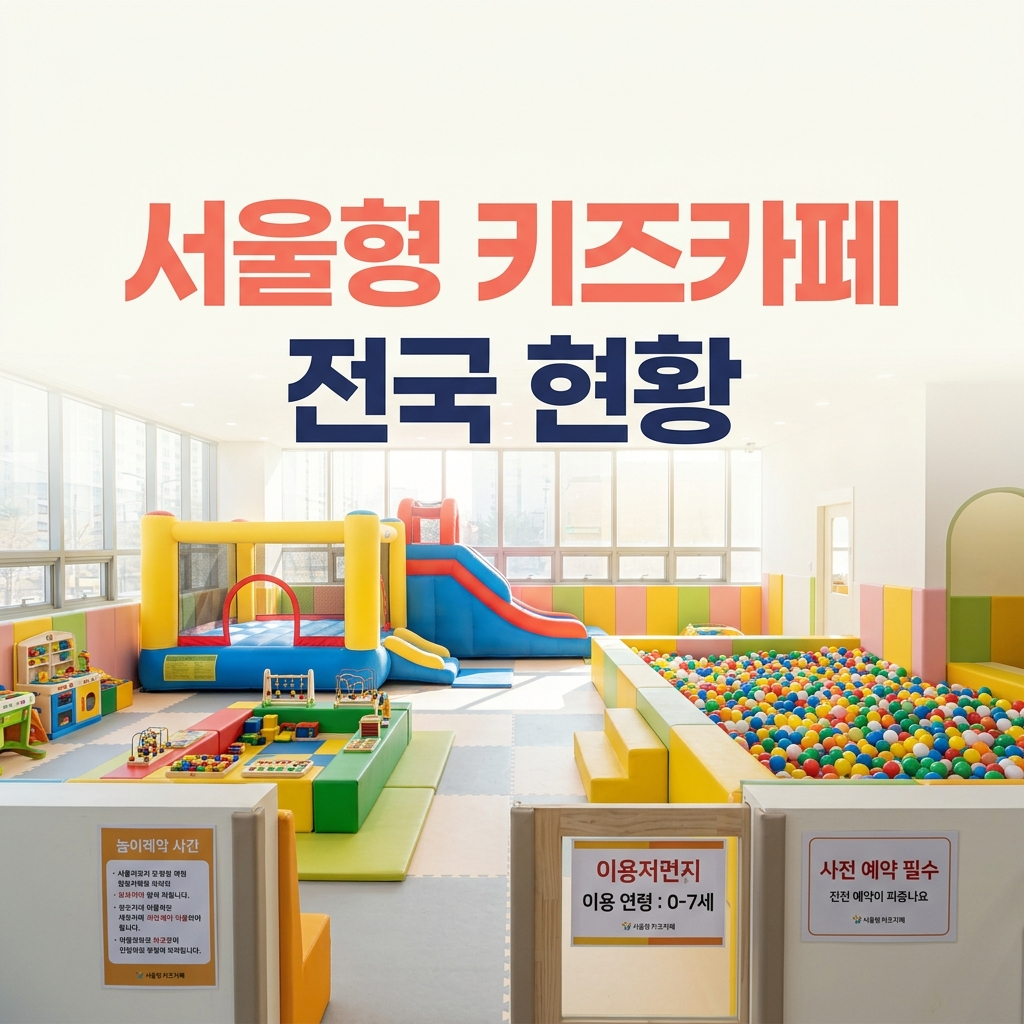 서울형 키즈카페 공공형 실내놀이터 전국 운영 현황