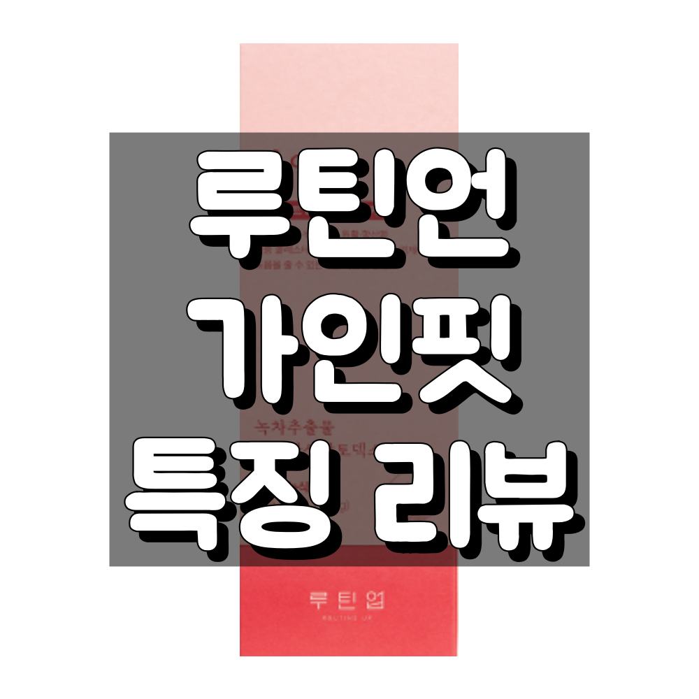 루틴업 가인핏 대표 이미지