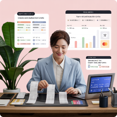 연말정산 카드공제 한도 이미지