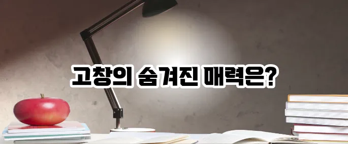 고창 가볼만한곳 베스트10 자연과 역사 체험지