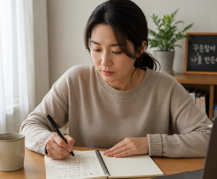 결과보다 꾸준함이 더 중요했습니다