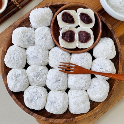 한국의 떡 종류 달떡-찹쌀떡