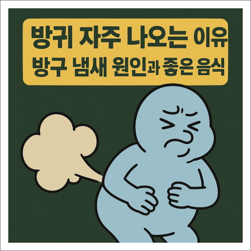 방귀 자주 나오는 이유 방구 냄새 원인과 좋은 음식