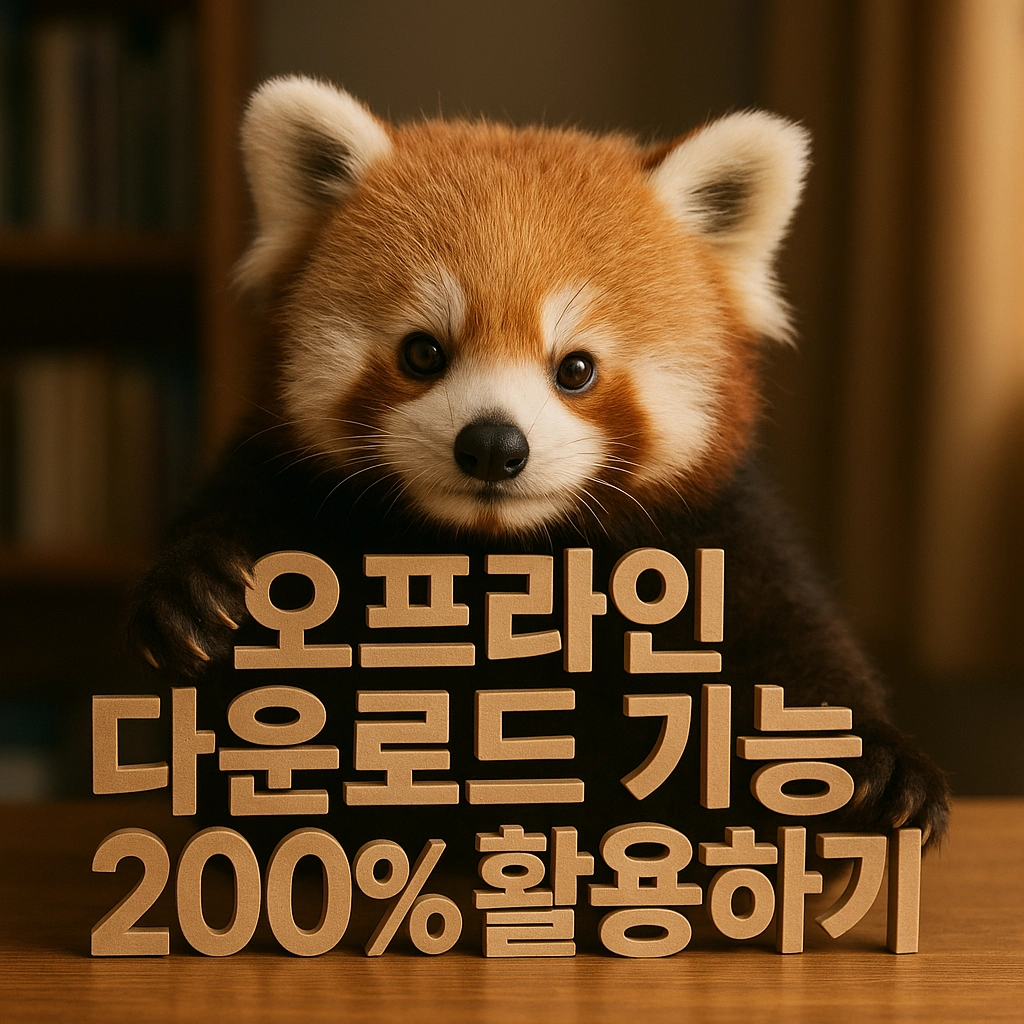 유튜브 오프라인 다운로드 기능 200% 활용하기
