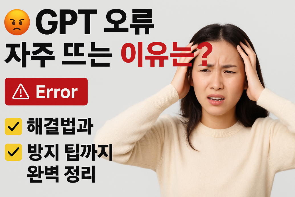 GPT 오류 자주 뜨는 이유는?