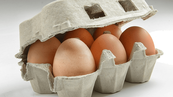 포장된 계란 사진